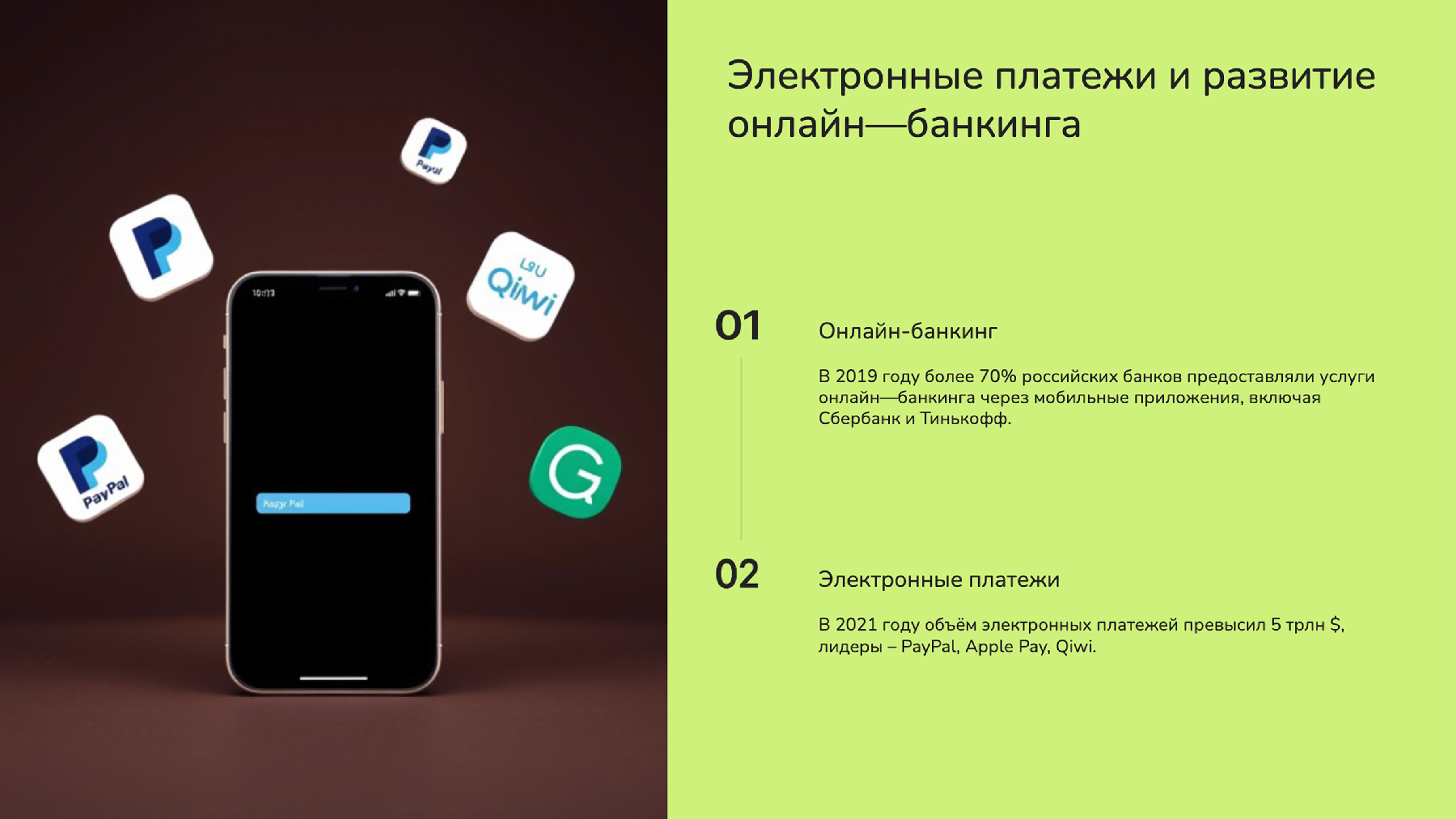 Слайд 6: Онлайн-банкинг