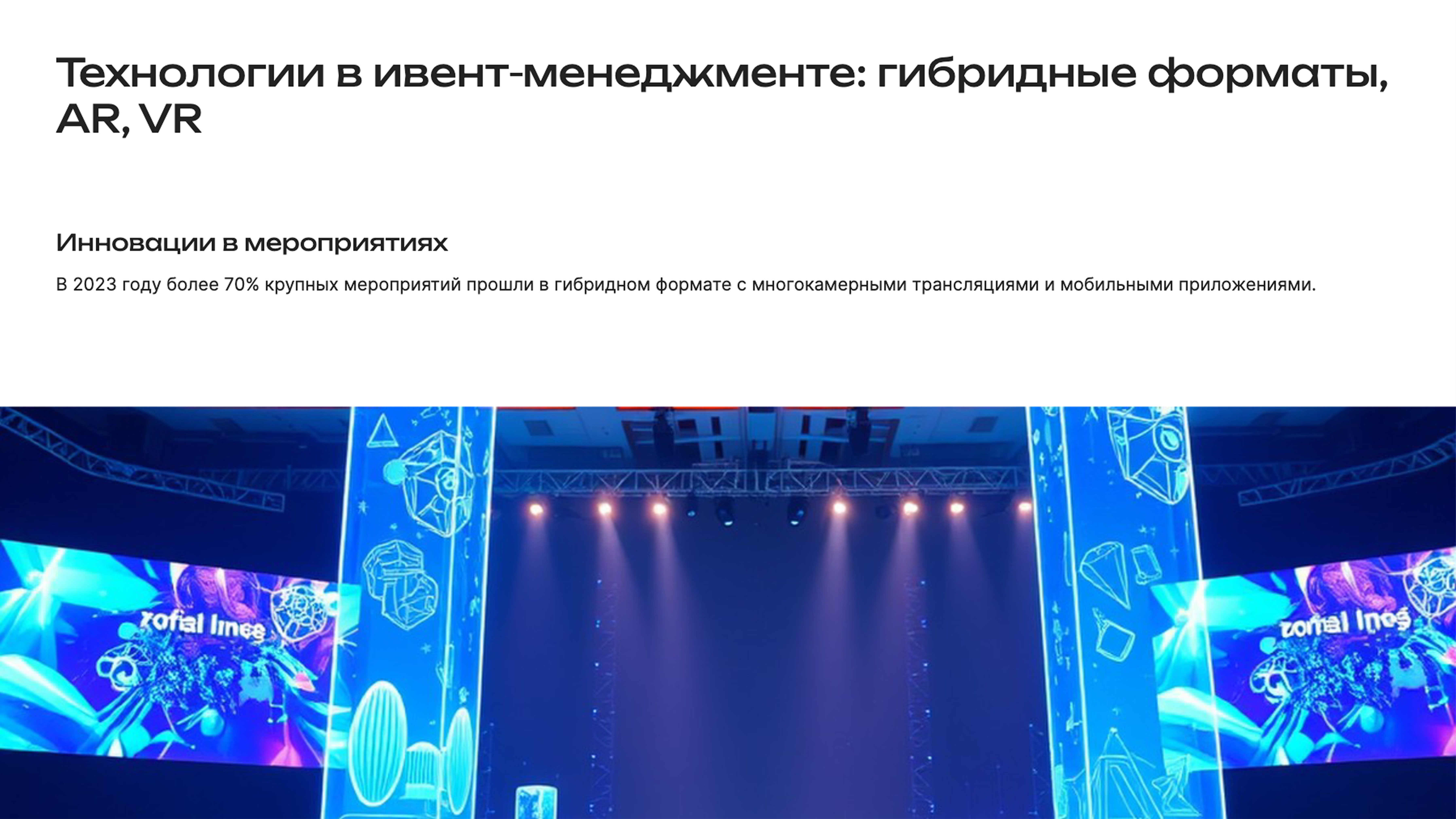 Слайд 7: Технологии в ивент-менеджменте