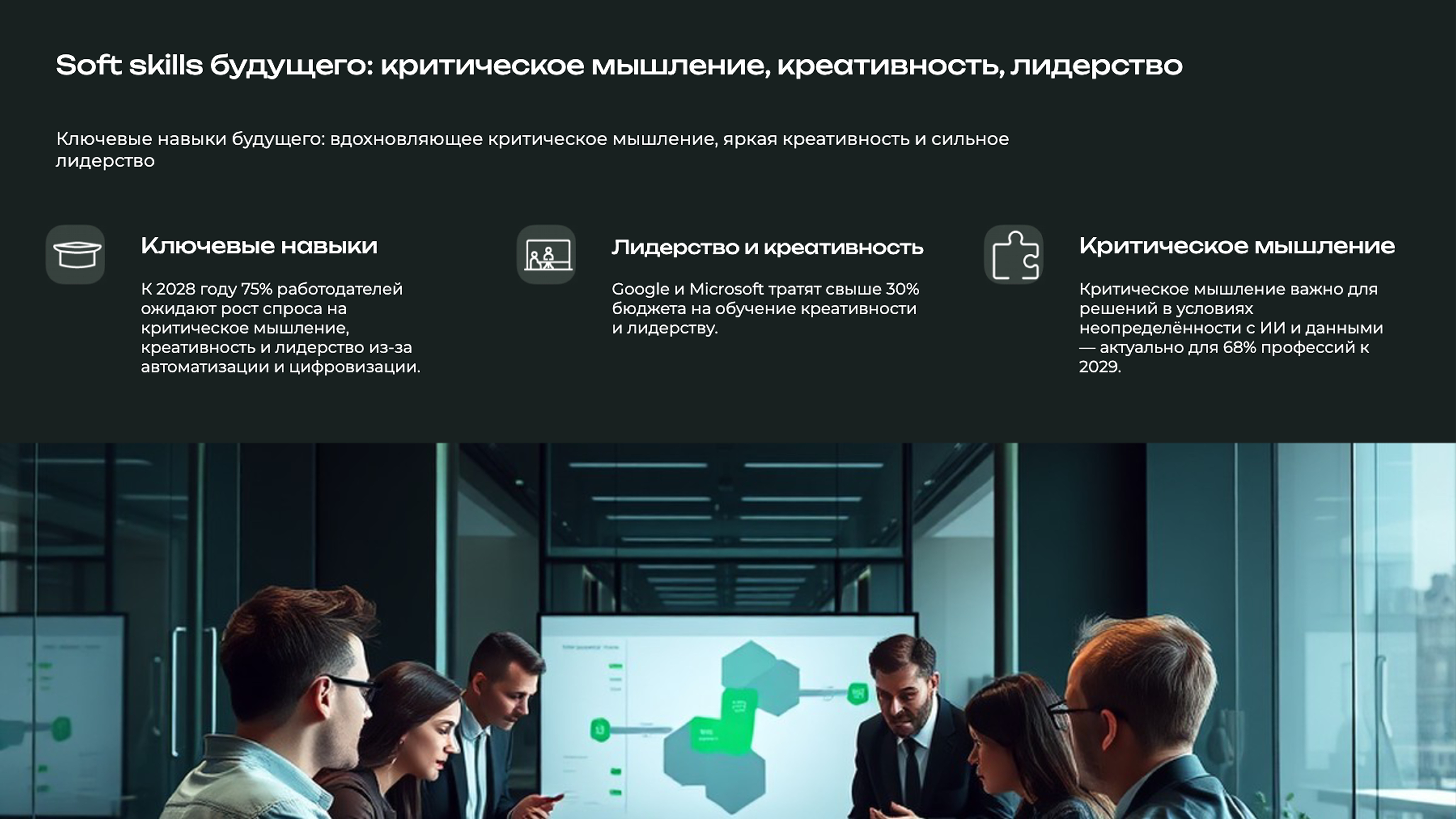 Слайд 5: Ключевые навыки будущего