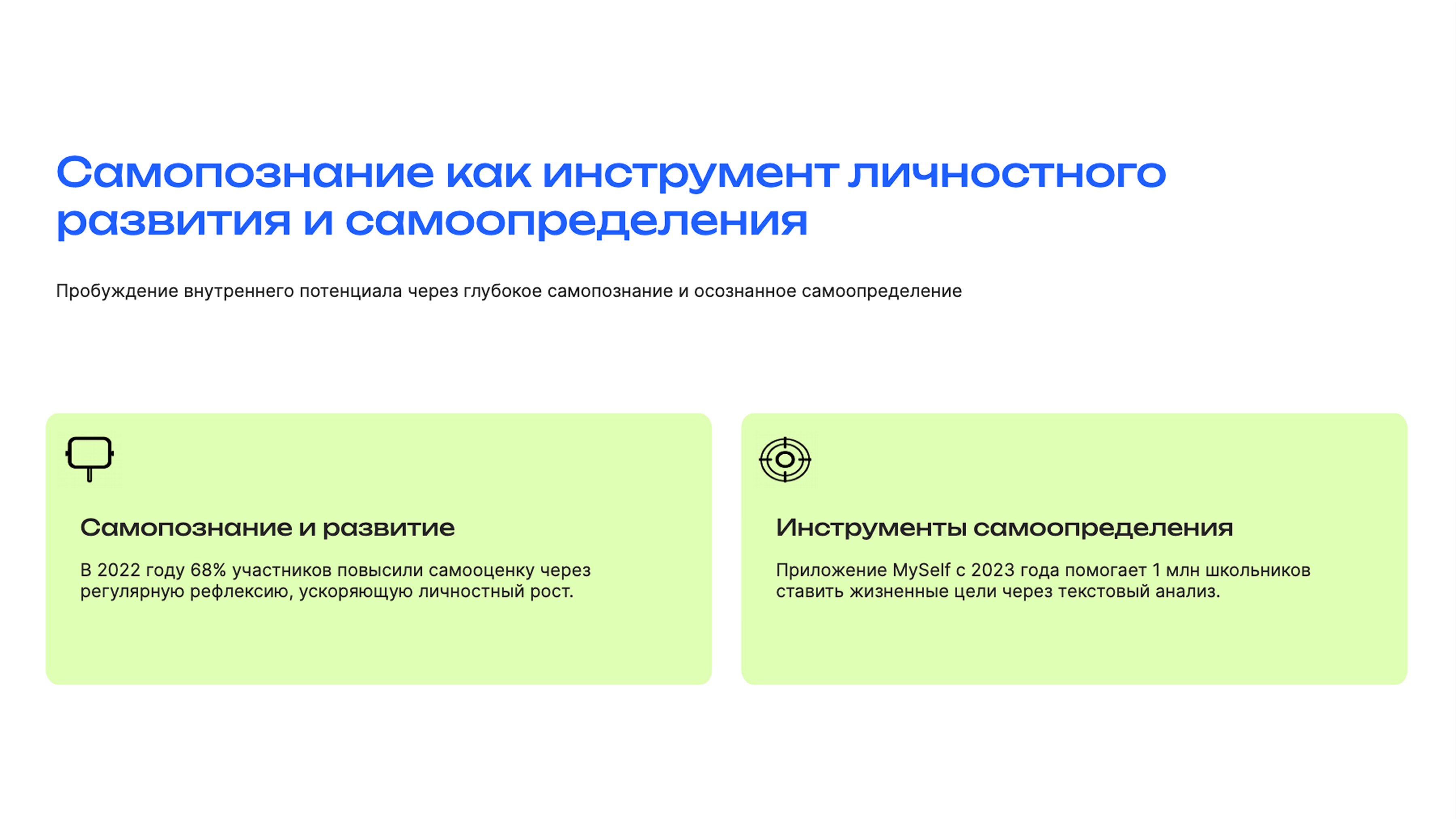 Слайд 7: Внутренний потенциал и самоопределение