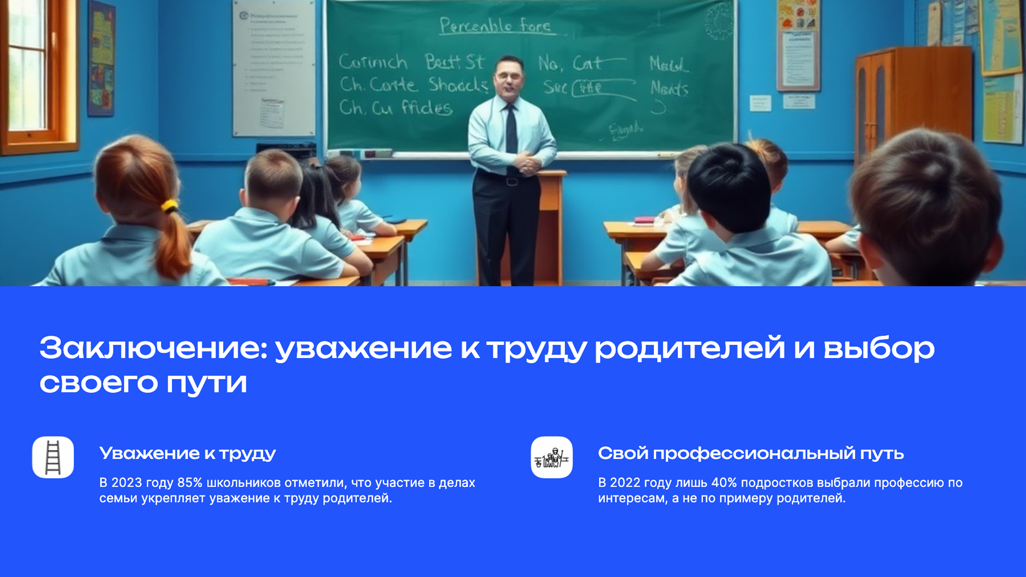 Слайд 8: Уважение к труду