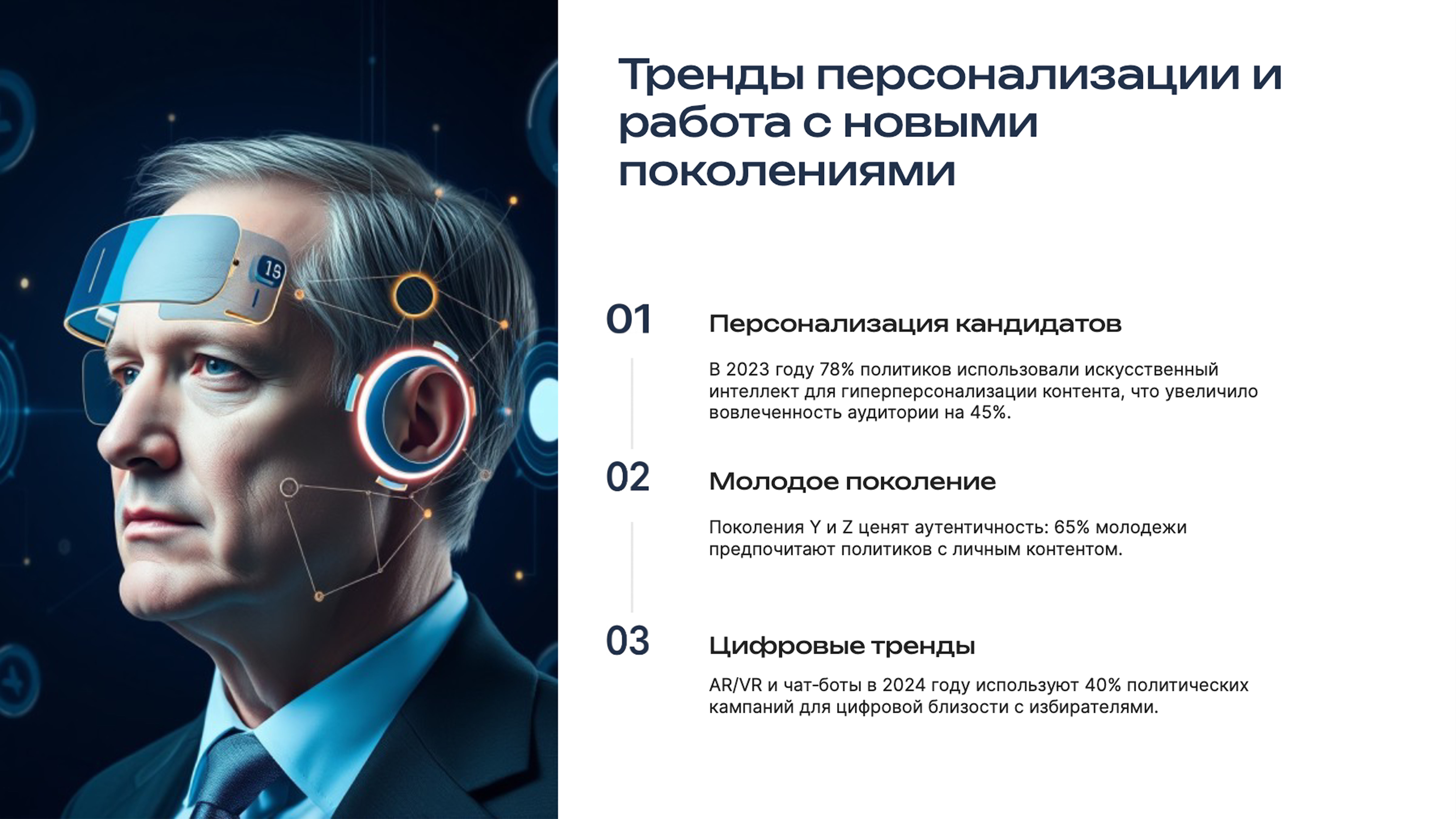 Слайд 7: Тренды персонализации и работа с новыми поколениями