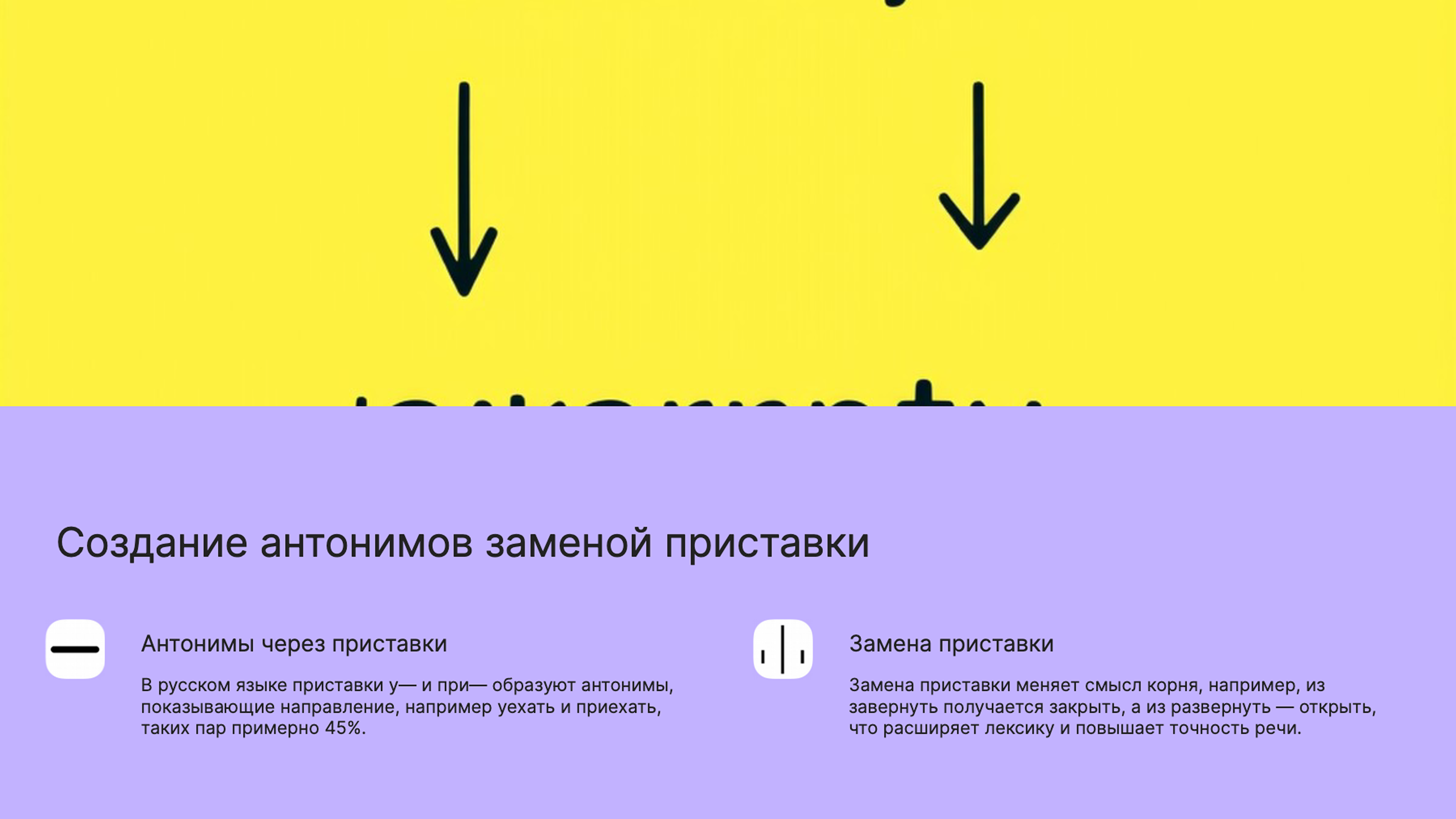 Слайд 8: Создание антонимов