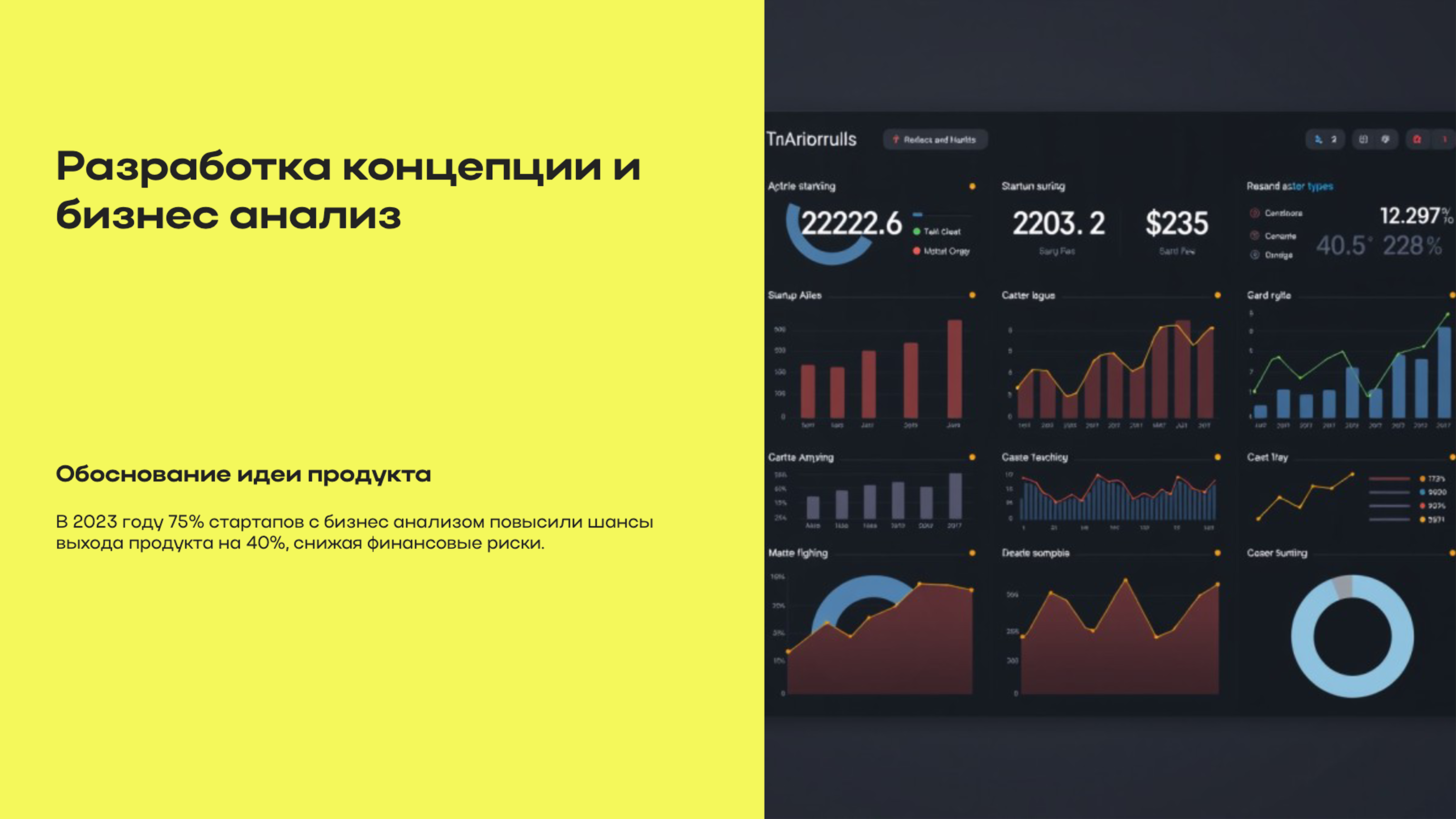 Слайд 4: Разработка концепции и бизнес-анализ