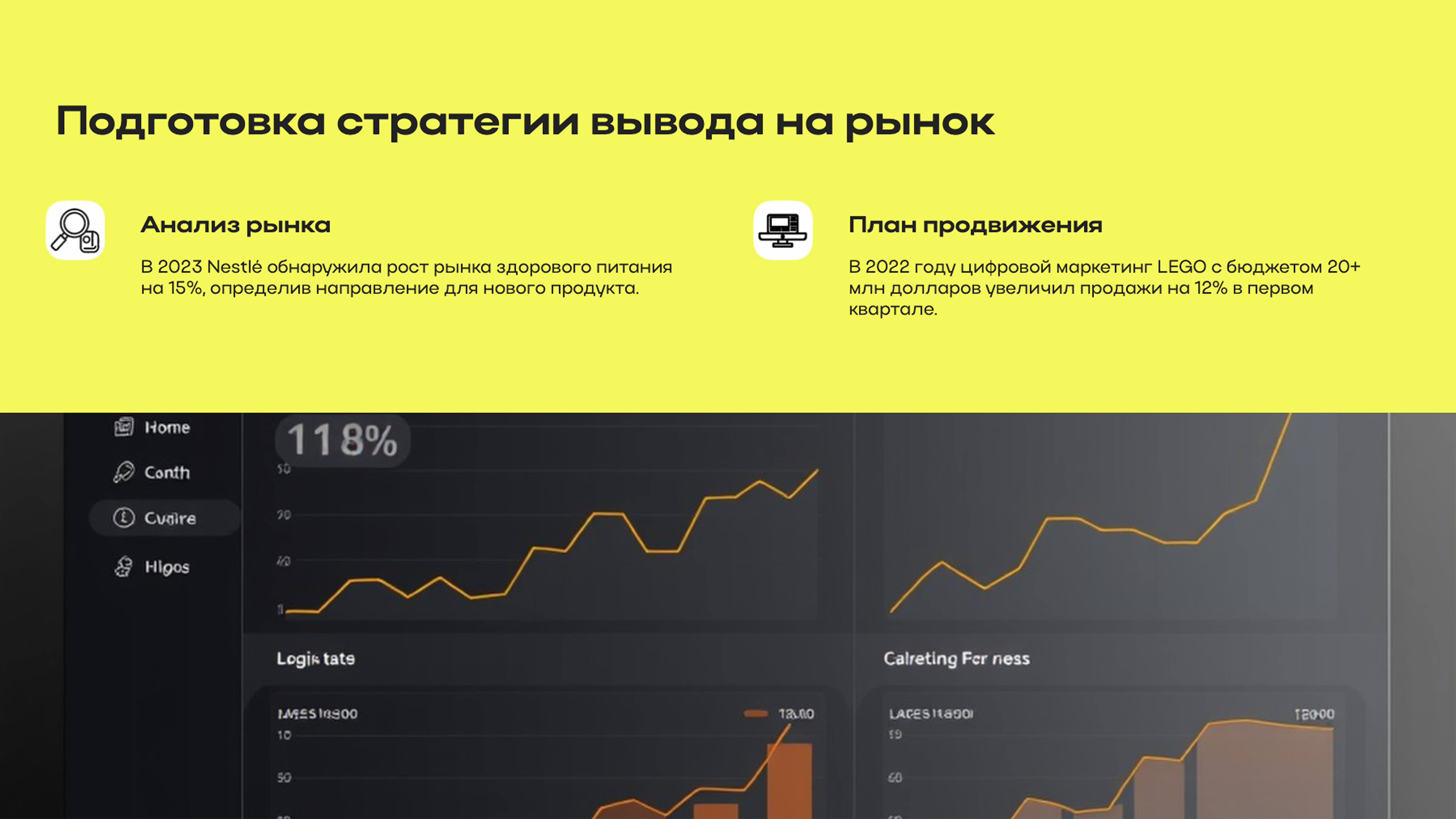 Слайд 8: Подготовка стратегии вывода на рынок