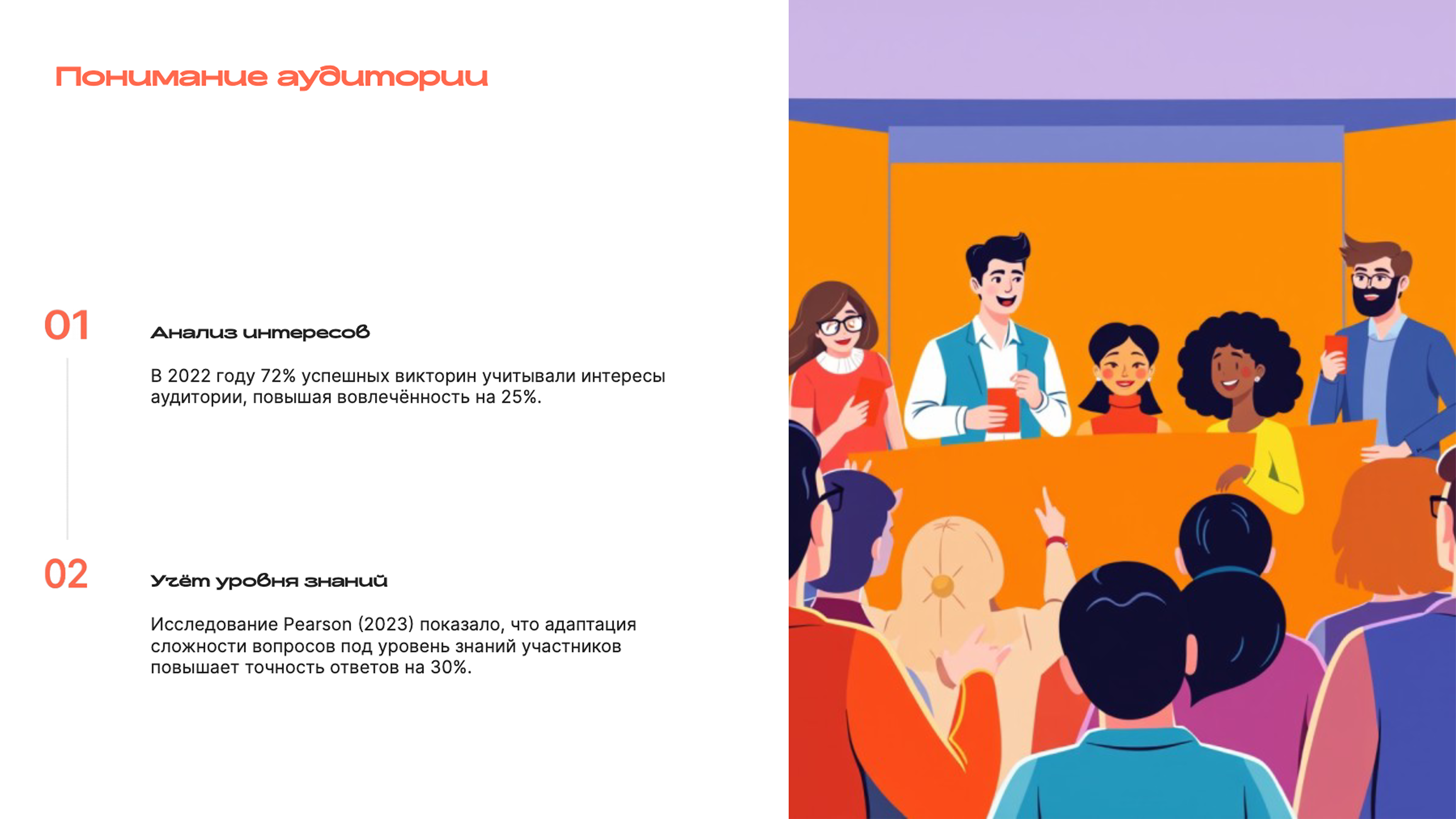 Слайд 3: Понимание аудитории