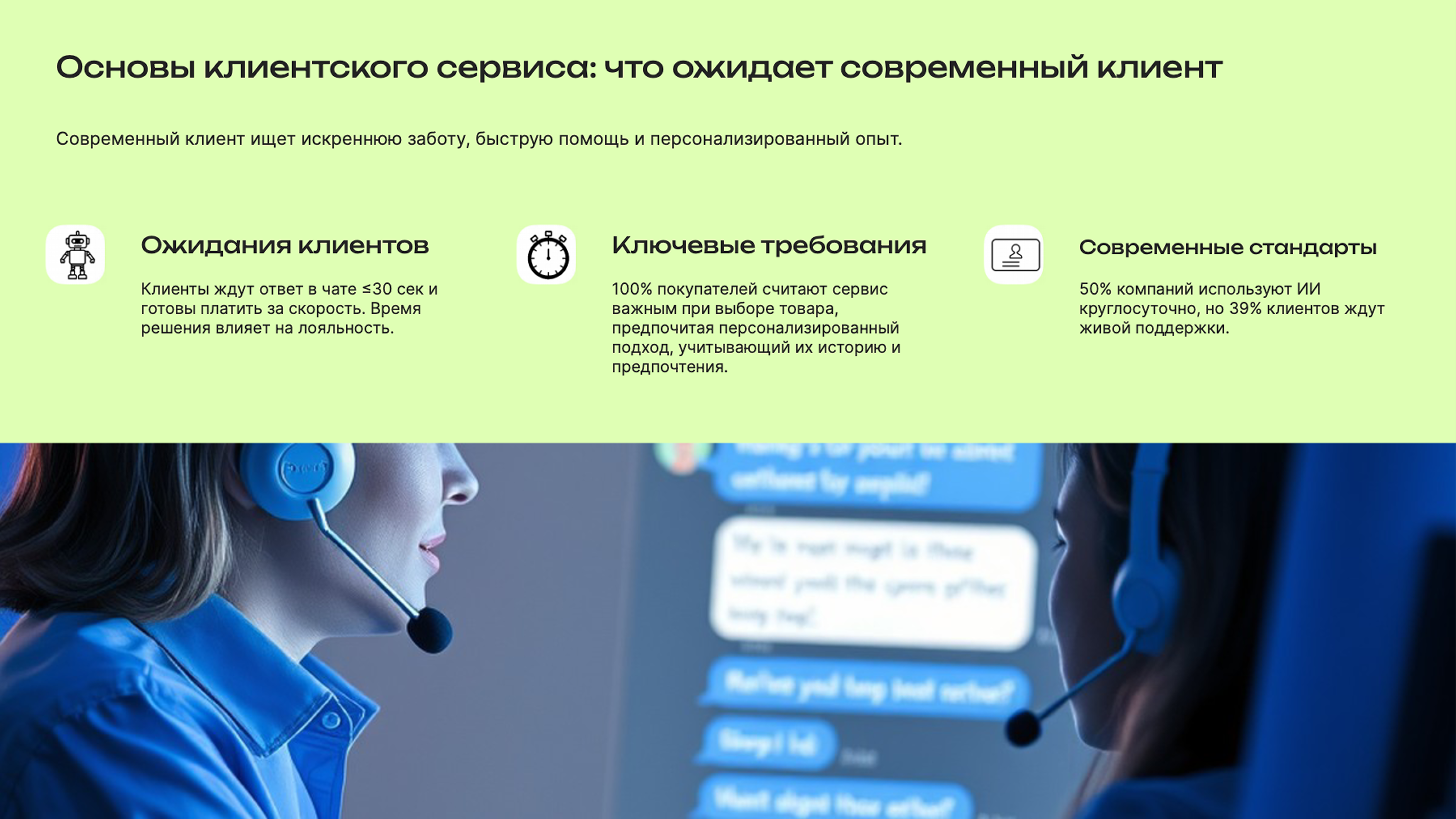 Слайд 2: Современный клиент ищет искреннюю заботу