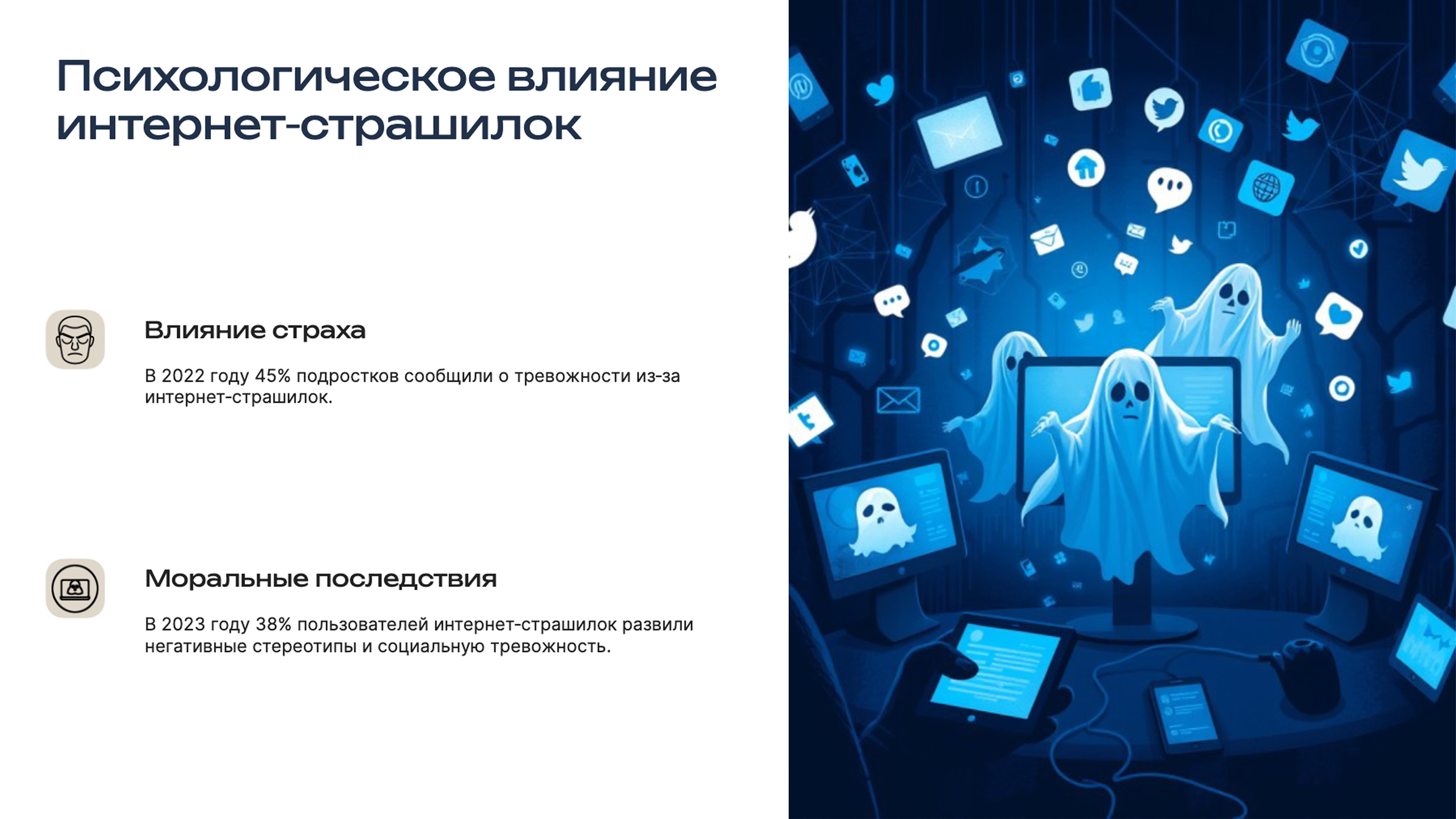 Слайд 7: Мемы, челленджи и цифровые мифы