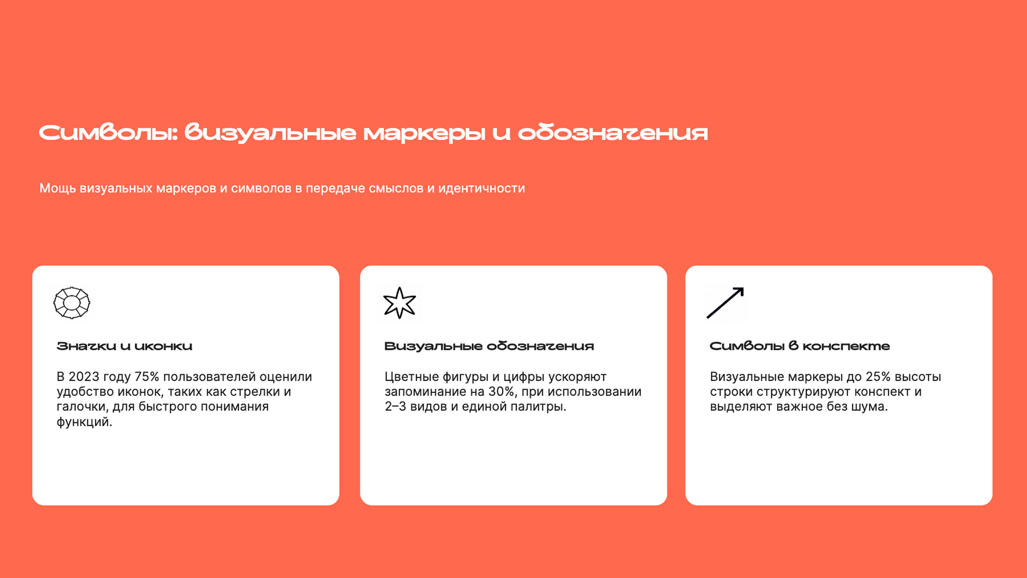 Слайд 5: Мощь визуальных маркеров и символов в передаче смыслов и идентичности