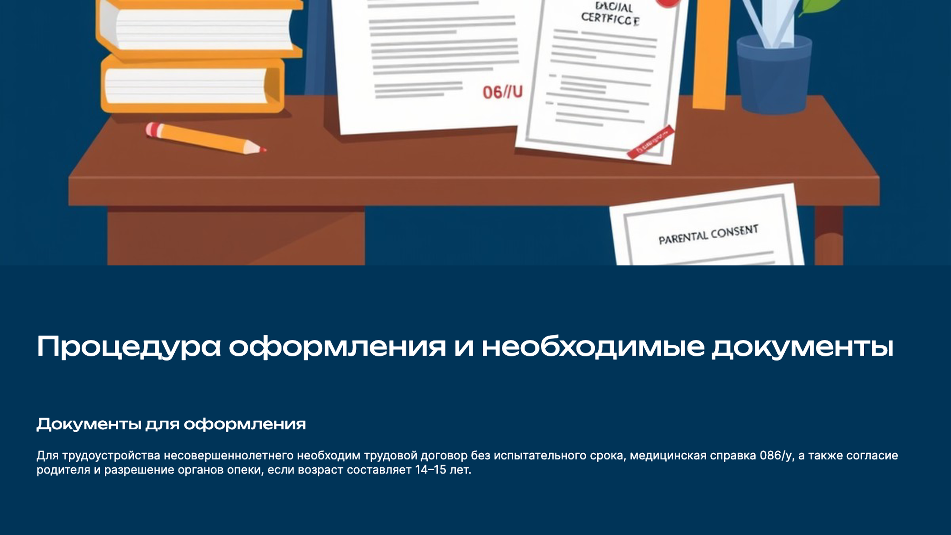 Слайд 5: Процедура оформления