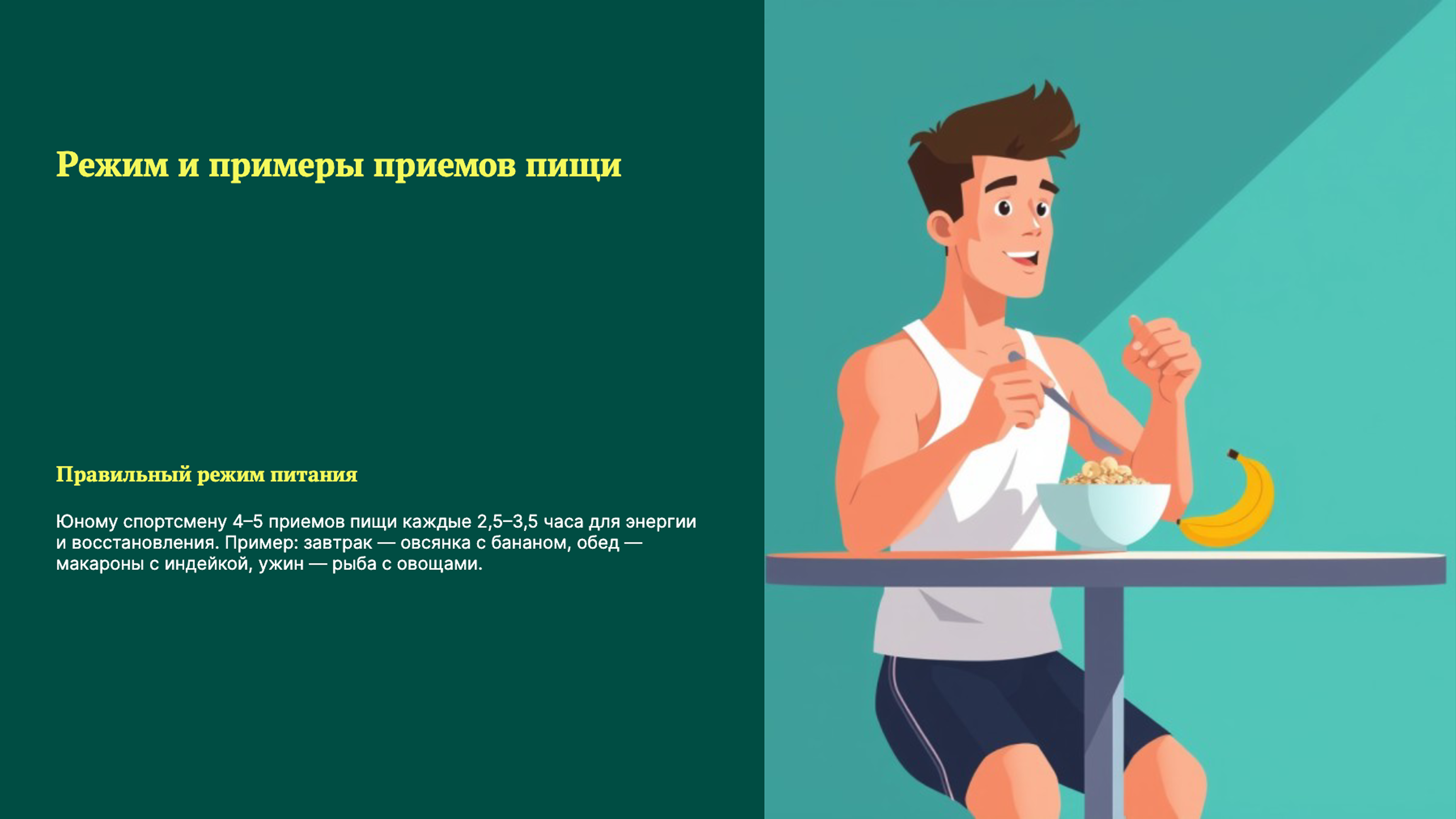 Слайд 9: Примеры меню